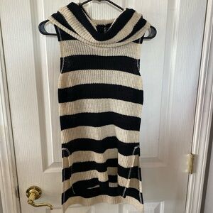 Striped sweater shirt/dress